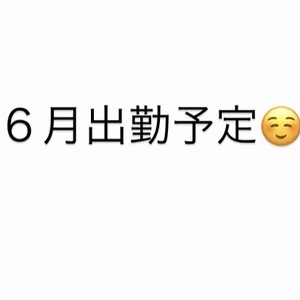６月出勤予定